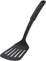 **93-BK2C-2 Лопатка кулинарная с прорезями 32*9 см, REGENT, серия Linea PUNTO NERO 