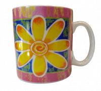 eliz00101 Кружка 340мл Knightbridge Pink Daisy ELIZABETHAN