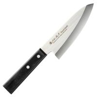 801-836 Нож кухонный Деба 15см SATAKE Япония, серия Black Pakka Wood 
