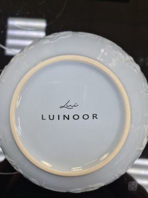 **30 Миска-салатник керамическая 30см, Luinoor, цвет голубой