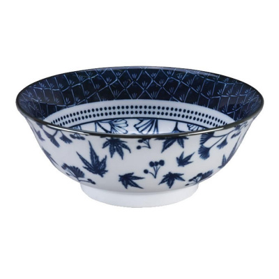 16706 Салатник 20*8 см, TOKYO DESIGN, серия white/blue, фарфор