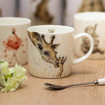 RWC MMMK5629-XT-1 Кружка Royal Worcester "Забавная фауна, Жирафы" 310мл