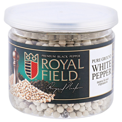 Перец белый горошком Royal Field 90г Pet