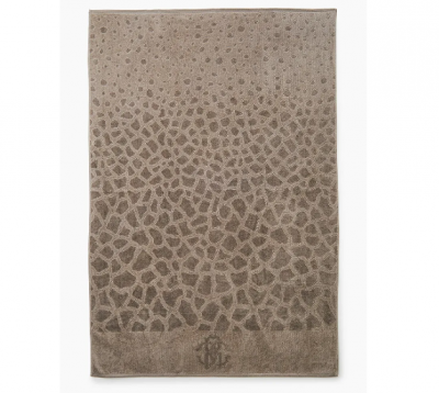 Полотенце банное 95*150см, Италия, декор ЖИРАФ-RC, 100% хлопок, 905 Grey