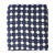 TK23-BS0012 Плед-покрывало из хлопка 180*25см, Tkano, Polka dots, из коллекции Essential, темно-синего цвета