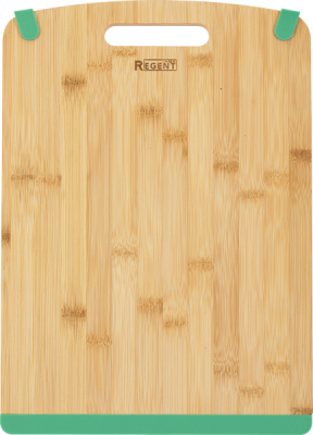93-BM-4-03.3 Доска разделочная с силиконовыми вставками 39*28*1,5см, Linea Bamboo