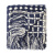 TK23-BS0012 Плед-покрывало из хлопка 180*25см, Tkano, Polka dots, из коллекции Essential, темно-синего цвета