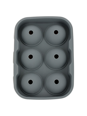 79-029 Форма для льда, 6 шариков 18х13х4,5см Linea SILICONE