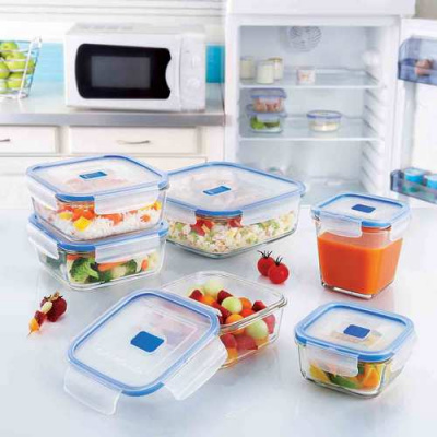 P3552 Контейнер стеклянный квадратный 1,22л LUMINARC, серия "PUREBOX ACTIVE"