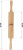 93-BO-5-06 Скалка двуручная 50*4,3 см Linea Bosco, REGENT