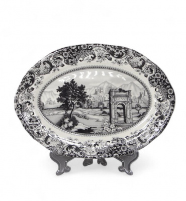 92-0404 Столовый набор на 4 персоны 21 предмет, Claytan, декор ROME GREY