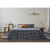 TK23-BS0012 Плед-покрывало из хлопка 180*25см, Tkano, Polka dots, из коллекции Essential, темно-синего цвета