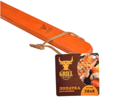 Лопатка для барбекю 38х8см Grillboom, 101-002