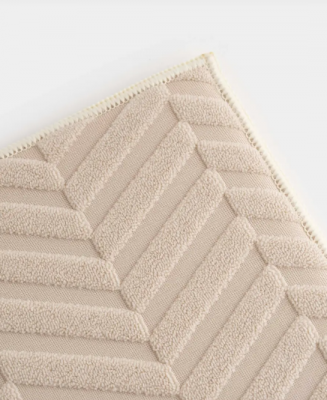 ANLAF-M40B Коврик для сушки посуды, 50x35 см, полиэстер, бежевый, Dry beige