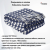 TK23-BS0012 Плед-покрывало из хлопка 180*25см, Tkano, Polka dots, из коллекции Essential, темно-синего цвета