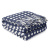 TK23-BS0012 Плед-покрывало из хлопка 180*25см, Tkano, Polka dots, из коллекции Essential, темно-синего цвета
