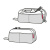 UW7050 Косметичка Travelcase canvas grey UW7050 Косметичка Travelcase canvas grey